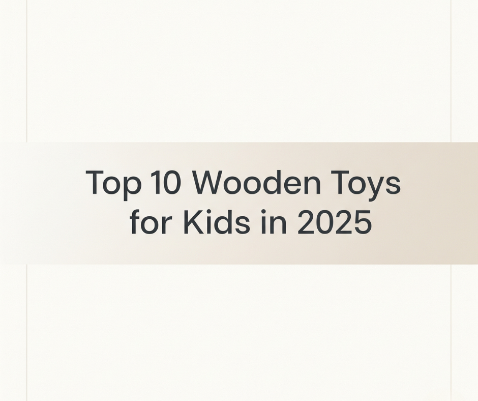 Top 10 Wooden Toys for Kids in 2025