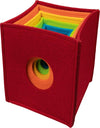 stacking cubes rainbow