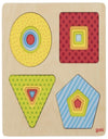 Layer puzzle geometrical shapes