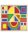 Rainbow building blocks with windows
