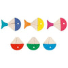 Colour and shape sorting game - 6 colourful fishes - Goki AustraliaGoki Australiagoki evolution