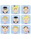 Magnetic game, funny faces girl - Goki AustraliaGoki Australiagoki