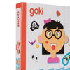 Magnetic game, funny faces girl - Goki AustraliaGoki Australiagoki