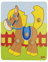 Lift-out puzzle horse